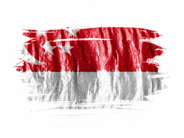 La bandera de Singapur —  Fotos de Stock