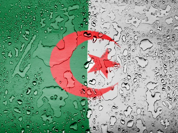 La bandiera algerina — Foto Stock