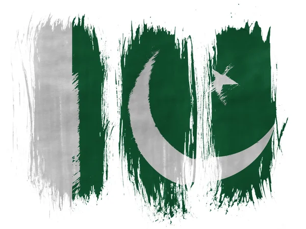 De Pakistaanse vlag — Stockfoto