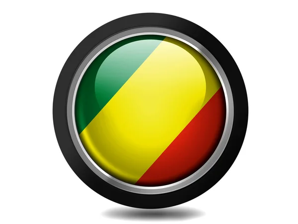 La bandera del Congo —  Fotos de Stock