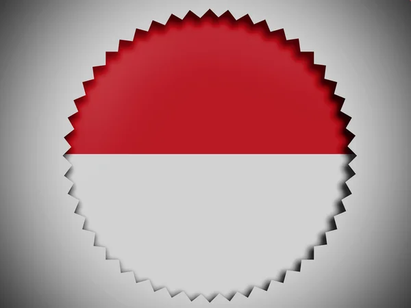 La bandera de Indonesia — Foto de Stock