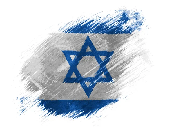 Die israelische Flagge — Stockfoto