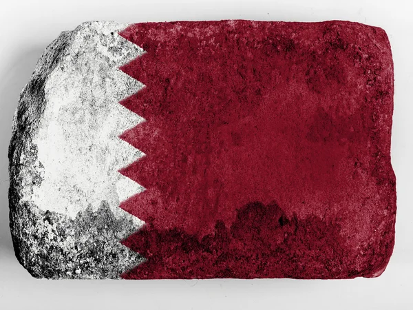 De vlag van Qatar — Stockfoto