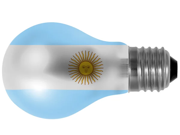 Die argentinische Flagge — Stockfoto