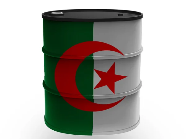 The Algerian flag — Stock Photo, Image