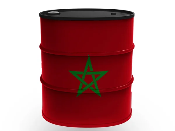 The Moroccan flag — Stock Photo, Image