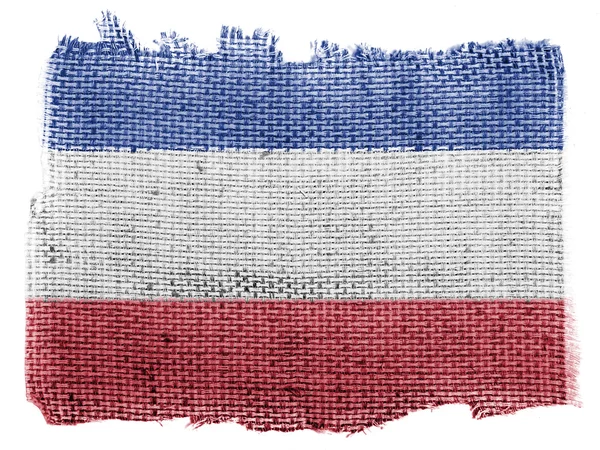 Bandeira da Sérvia e Montenegro — Fotografia de Stock