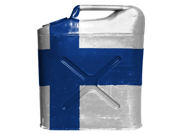 The Finnish flag — Stock Photo, Image