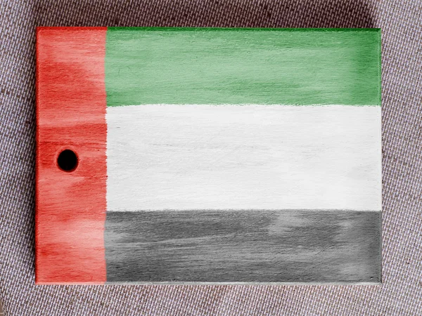 De Forenede Arabiske Emiraters flag - Stock-foto