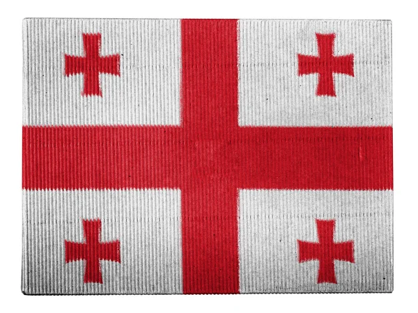 Die georgische Flagge — Stockfoto