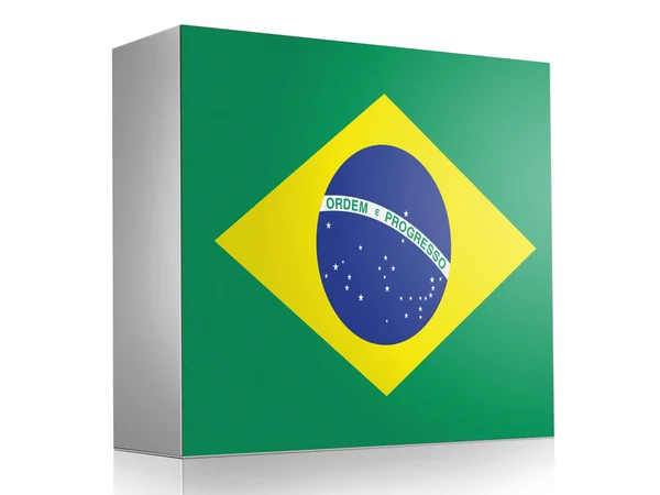 Brezilya bayrağı — Stok fotoğraf