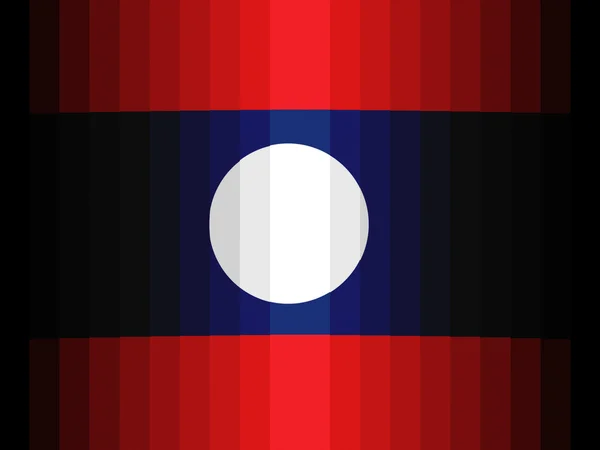 Le drapeau laotien — Photo