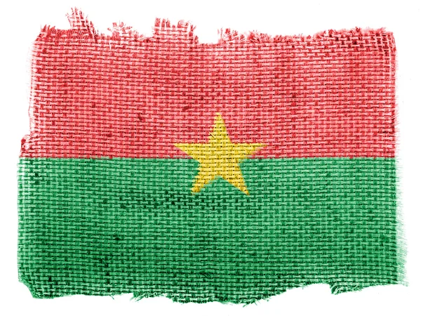 Burkina faso bayrağı — Stok fotoğraf