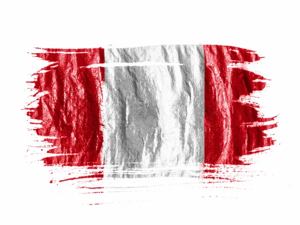 De vlag van peru — Stockfoto