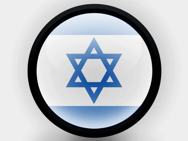 Die israelische Flagge — Stockfoto