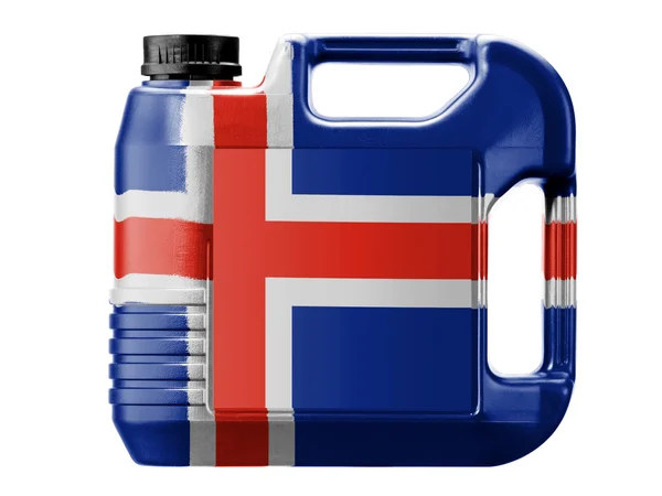 The Icelandic flag — Stock Photo, Image