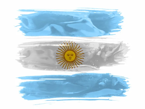 La bandera argentina — Foto de Stock