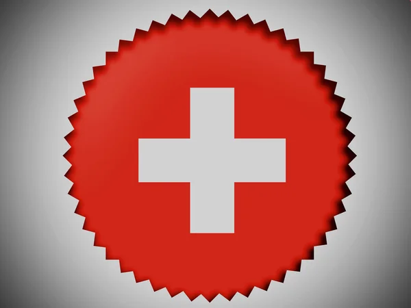 La bandera suiza —  Fotos de Stock