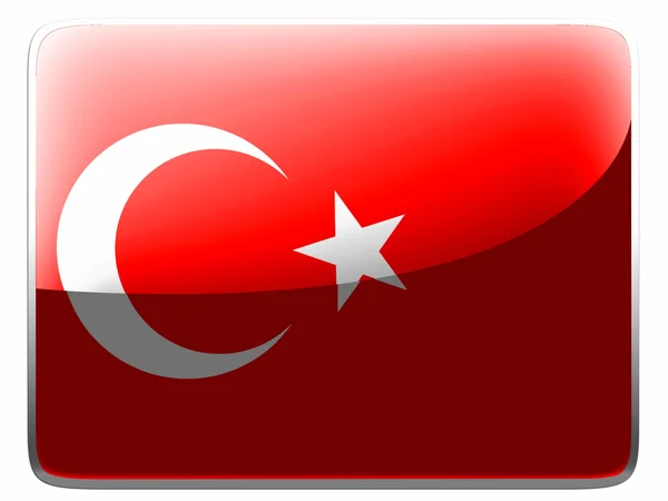 The Turkish flag — Stock Photo, Image