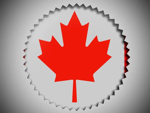 La bandera canadiense — Foto de Stock