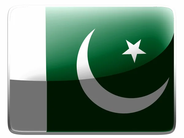 Den pakistanska flaggan — Stockfoto