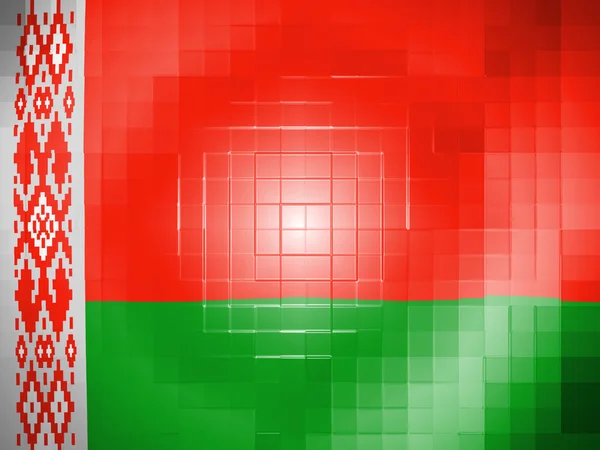 A fehérorosz zászló — Stock Fotó