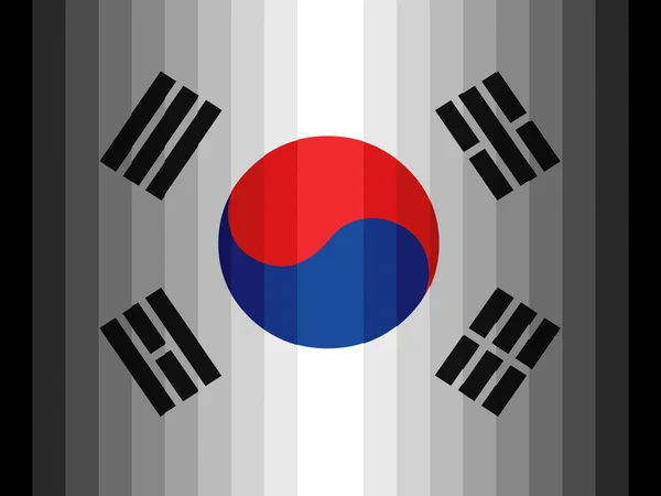 The South Korea flag — Stock Photo, Image