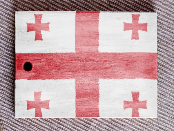 De Georgische vlag — Stockfoto