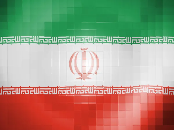 De Iraanse vlag — Stockfoto