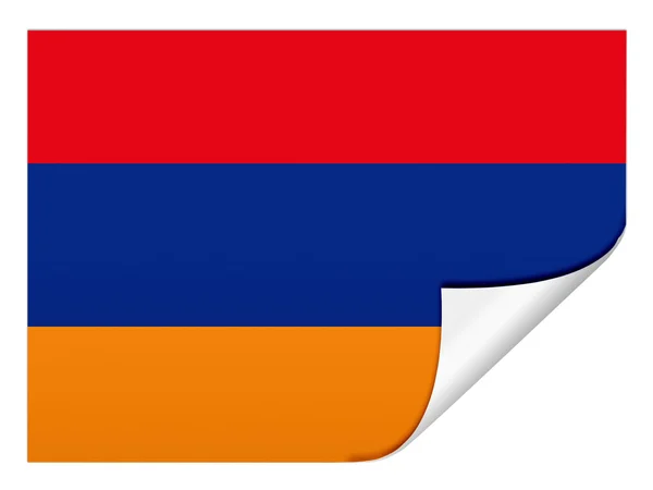 Le drapeau arménien — Photo