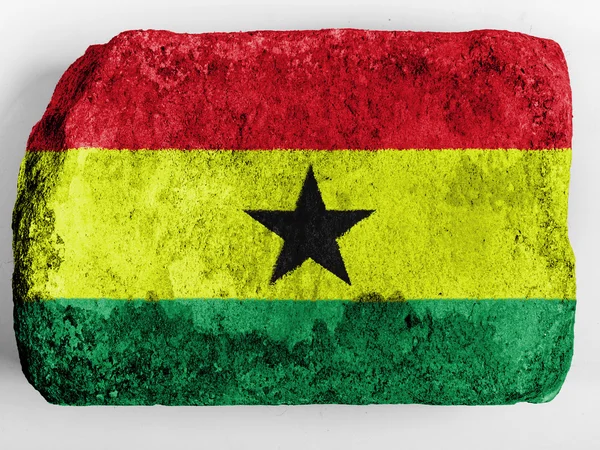 The Ghana flag — Stock Photo, Image