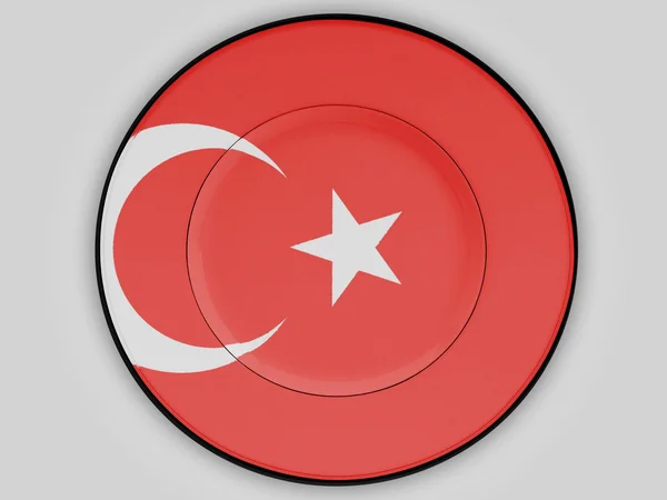 The Turkish flag — Stock Photo, Image