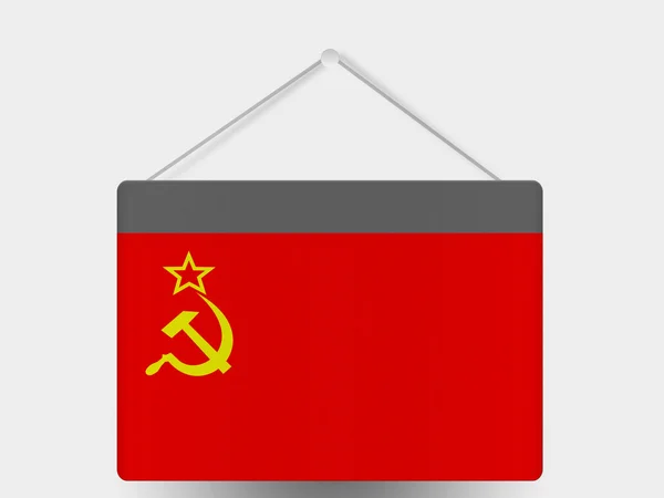 Bandeira da URSS pintada em — Fotografia de Stock