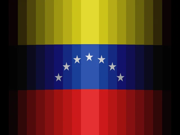 A venezuelai zászlót — Stock Fotó
