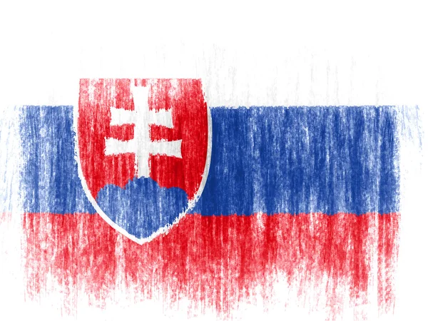 Bandeira da Eslováquia — Fotografia de Stock