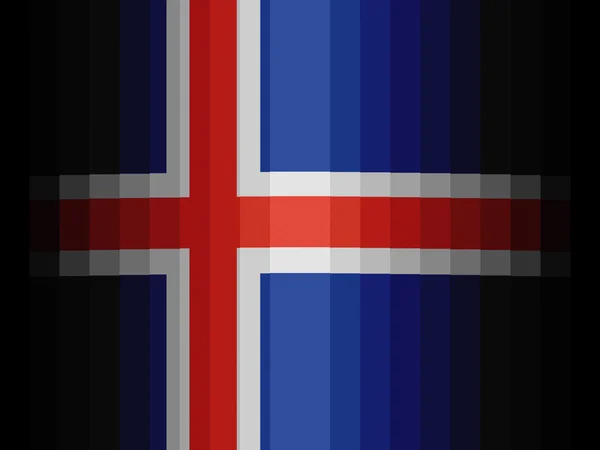 The Icelandic flag — Stock Photo, Image