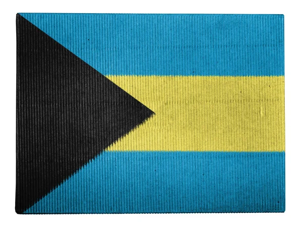 Прапор Багамських островів — стокове фото