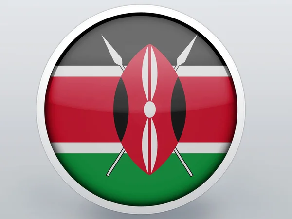 Kenya flag — Stock Photo, Image