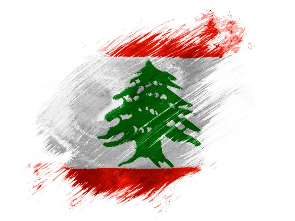 The Lebanese flag — Stock Photo, Image