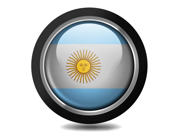 La bandiera argentina — Foto Stock