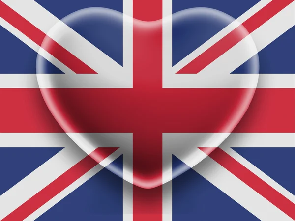 The British flag — Stock Photo, Image