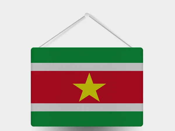 Bandera de Suriname — Foto de Stock