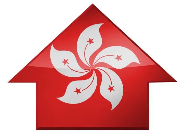 Hong-hong flag — Stock Photo, Image