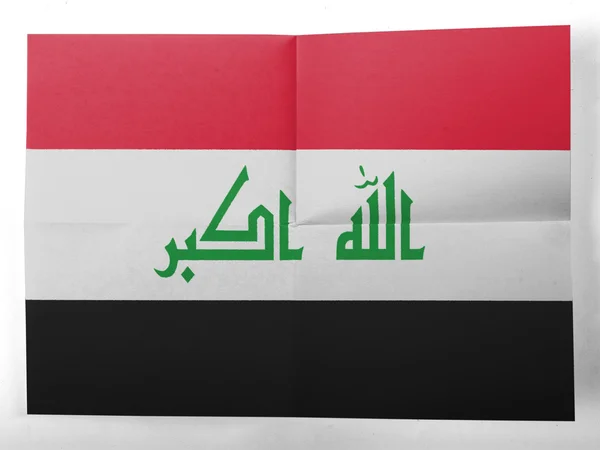 Прапор Іраку — стокове фото