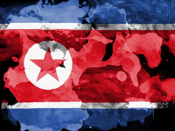 The North Korea flag — Stock Photo, Image