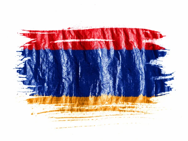 La bandera armenia — Foto de Stock