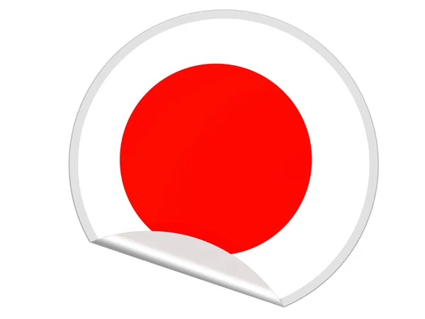 Die japanische Flagge — Stockfoto