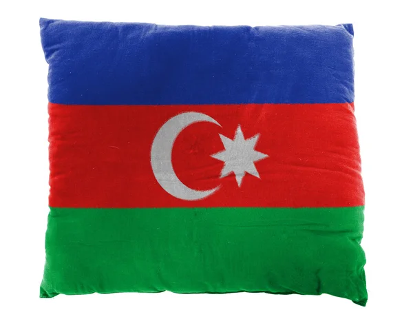 La bandiera azera — Foto Stock