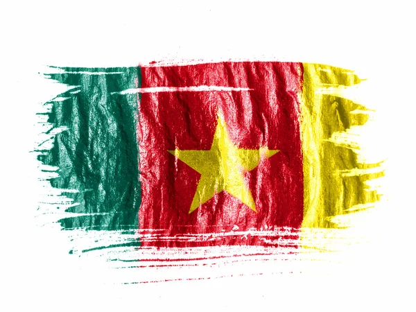 Флаг Камеруна — стоковое фото