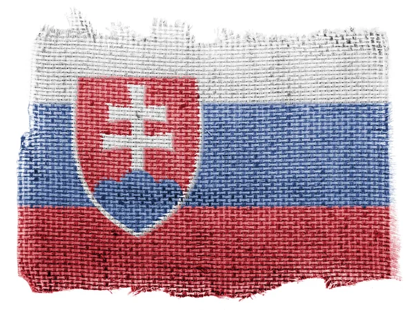 Flaggan Slovakien — Stockfoto